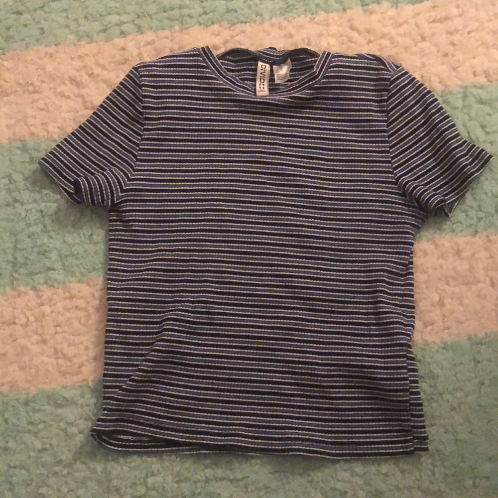 Striped crop top